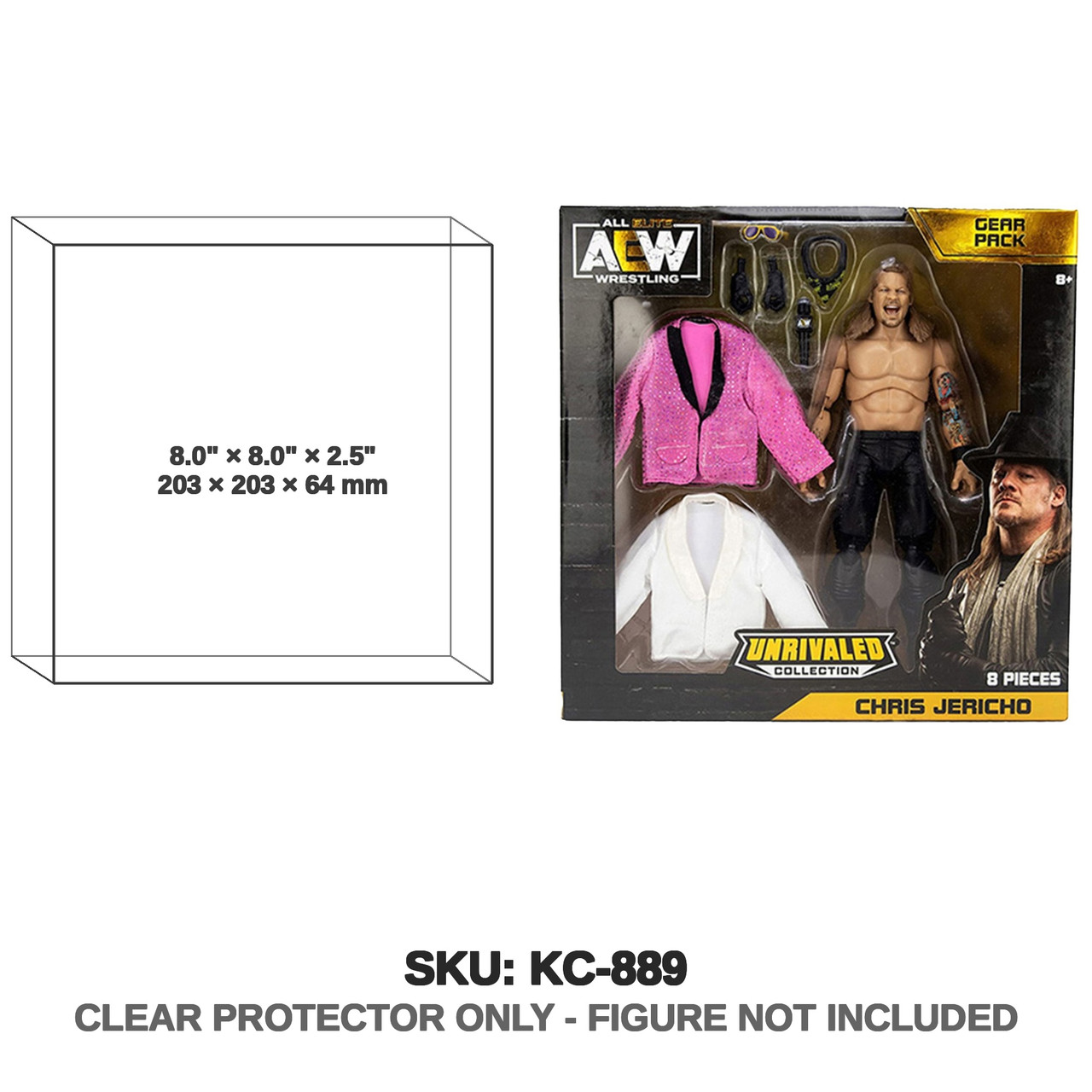 Chris Jericho AEW Unrivaled Gear Pack Figure