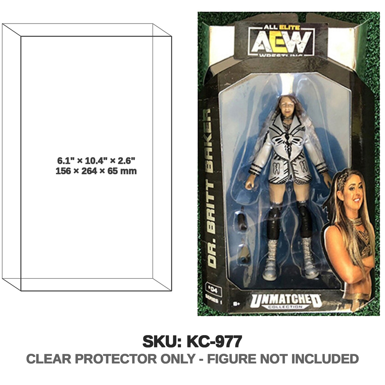 Jazwares AEW Unrivaled Collection Figure Dr Britt Baker