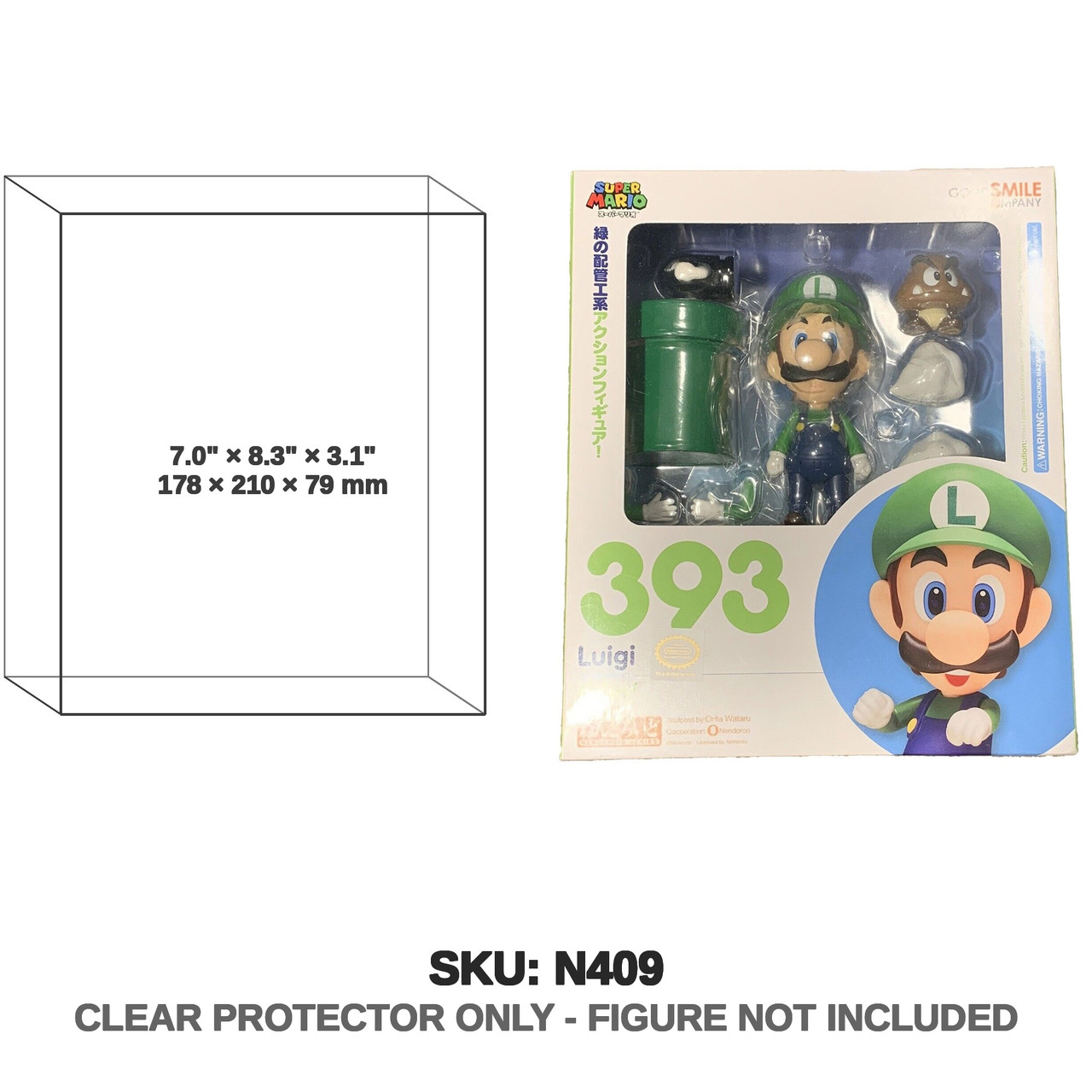 Luigi Super Mario Nendoroid Figure