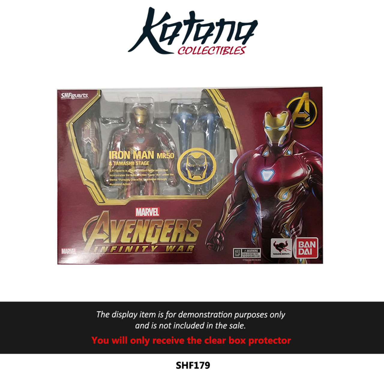 Katana Collectibles Protector For S.H.Figuarts Marvel Avengers Infinity War Iron Man Mark 50