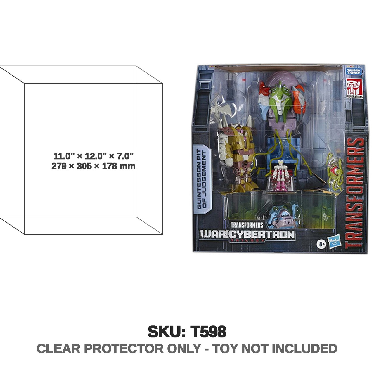 Quintesson Pit of Judgement Transformers War for Cybertron Trilogy Playset