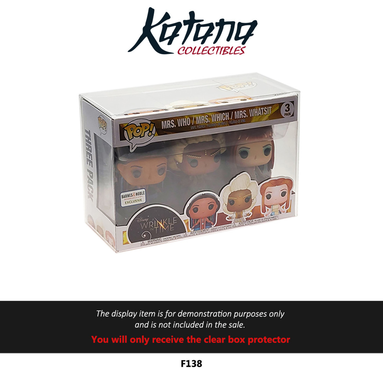 Katana Collectibles Protector For Funko POP 3-pack - A Wrinkle In Time