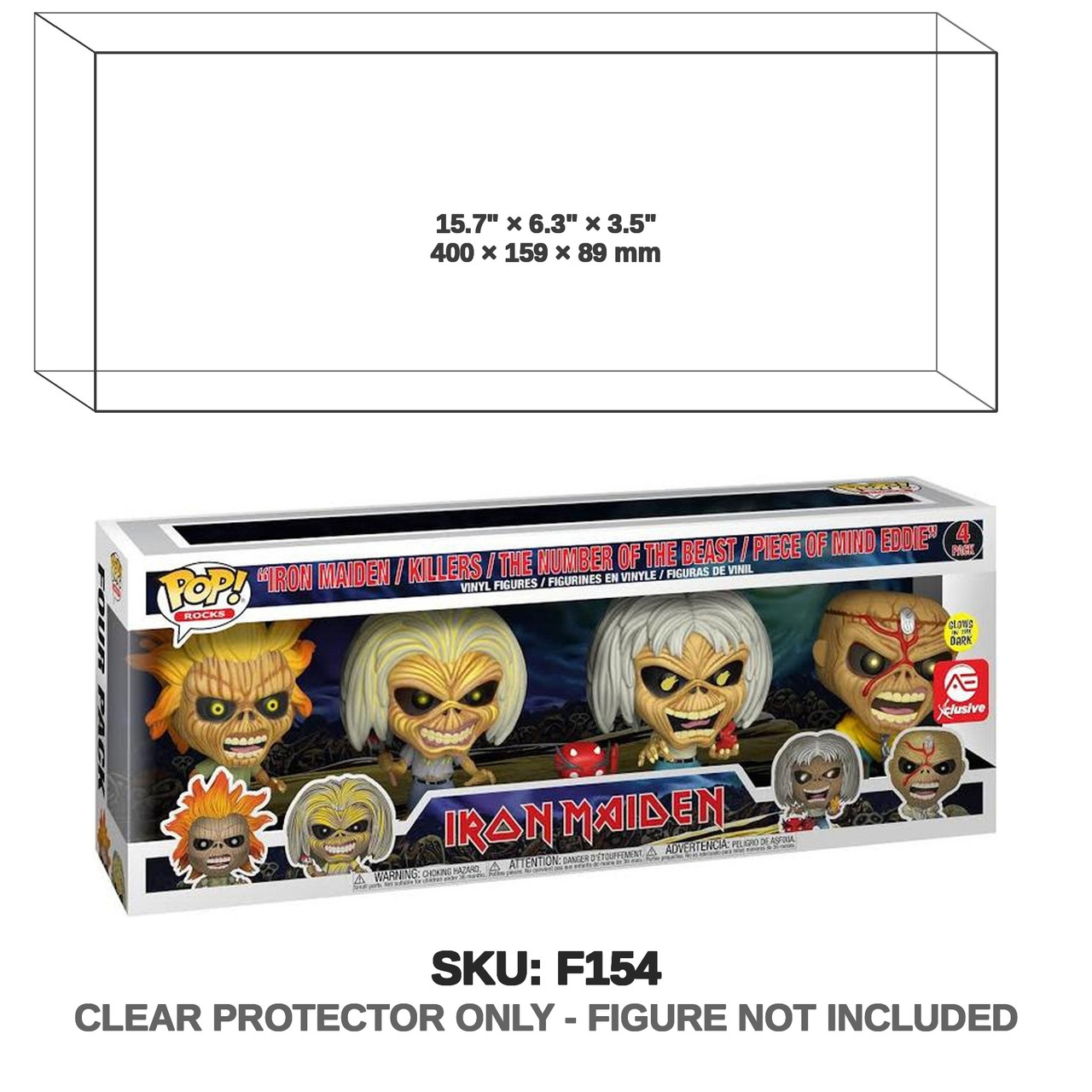 Eddie Iron Maiden 4-Pack Figure