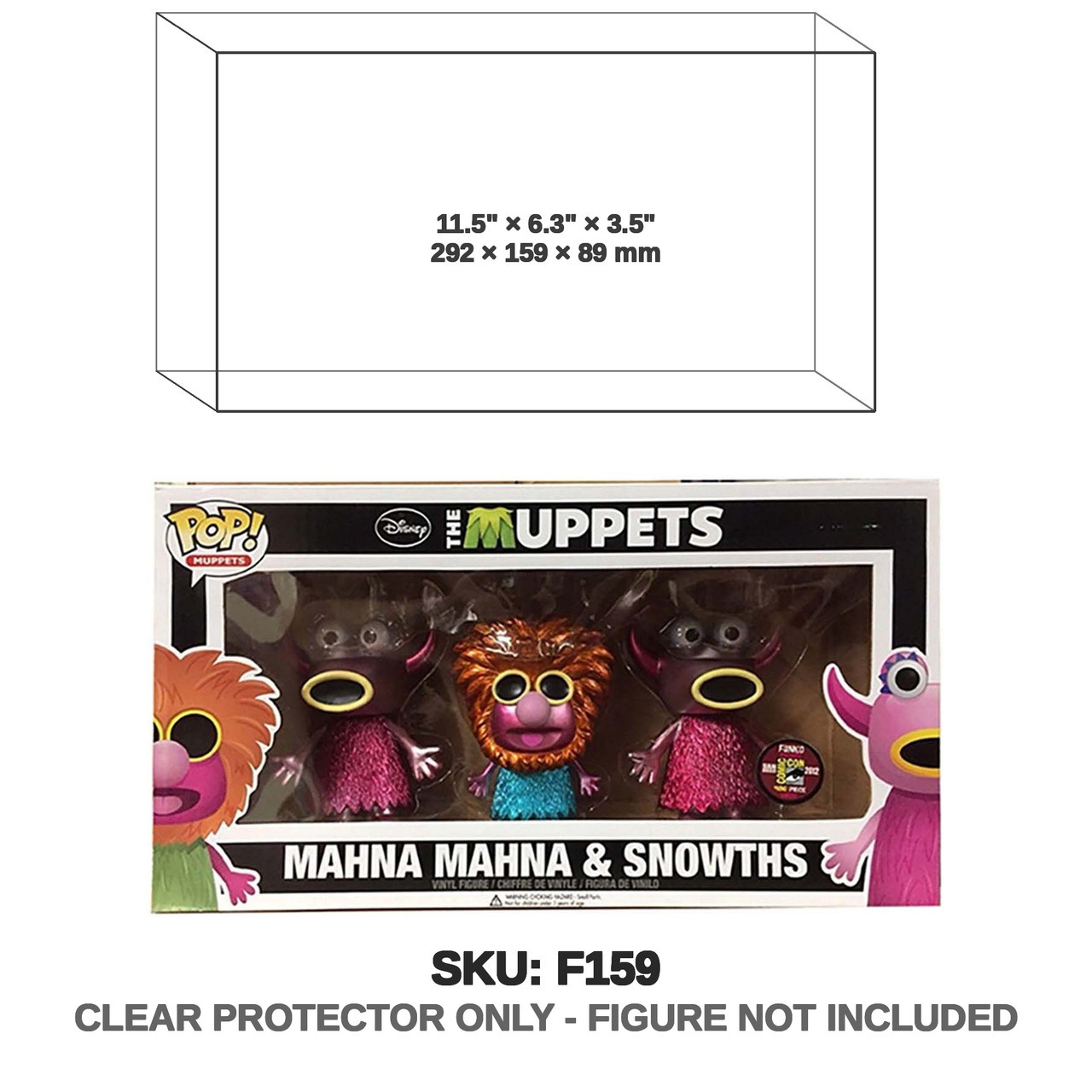 Funko Pop! The Muppets Mahna Mahna & Snowths 3 Pack