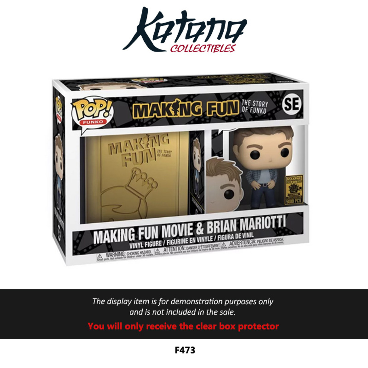 Katana Collectibles Protector For Funko Making Fun Movie & Brian Mariotti