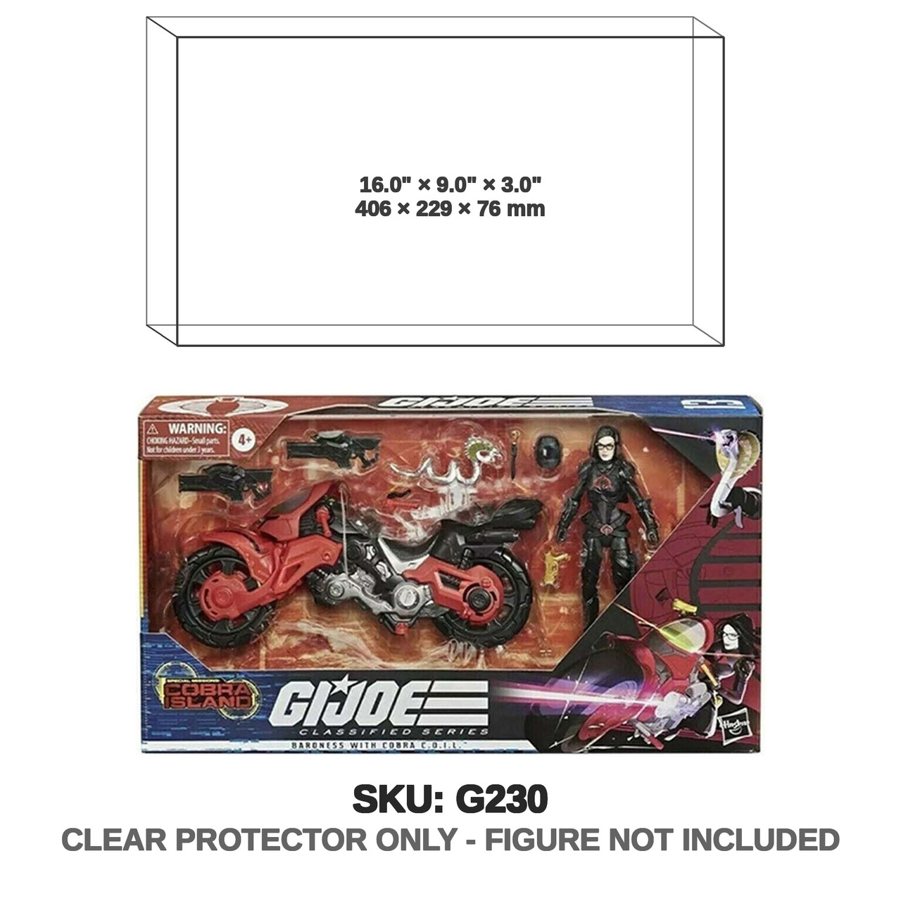 Baroness with Cobra C.O.I.L. G.I. Joe Classified Series Figure