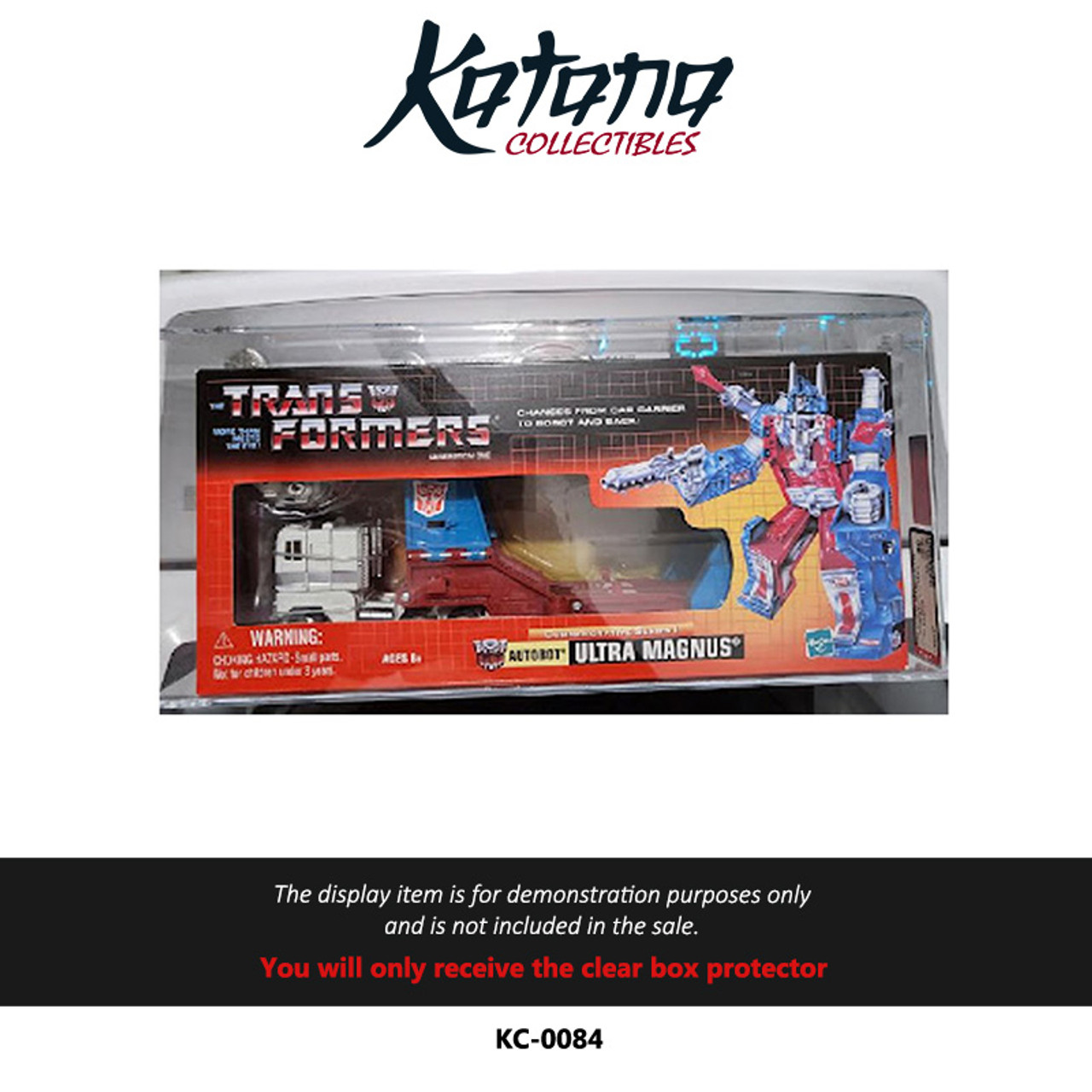 Katana Collectibles Protector For Transformers Commemorative Series 1 - Ultra Magnus (Graded/ Inside Acrylic Sealed Case)