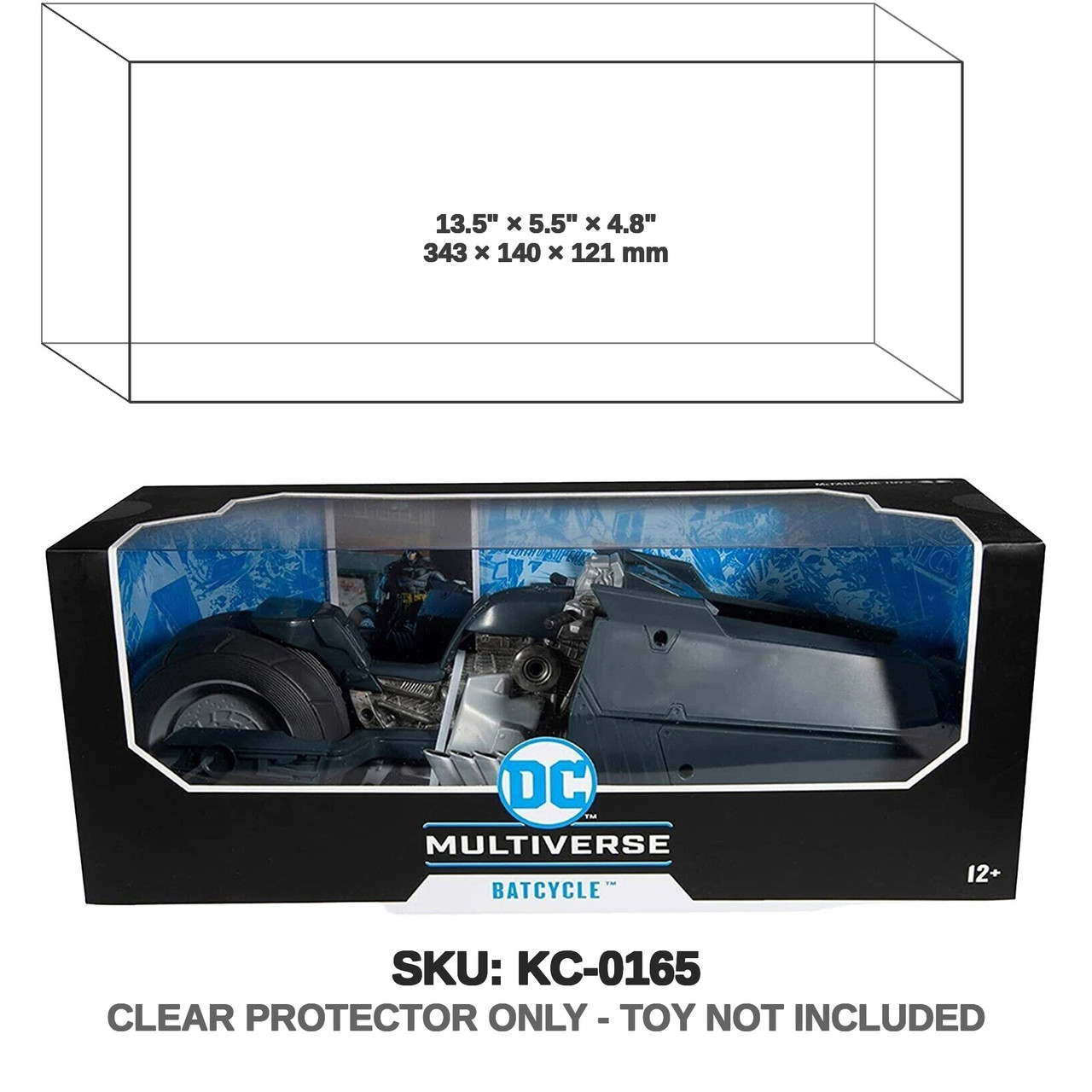 White Knight Batcycle DC Multiverse Vehicle