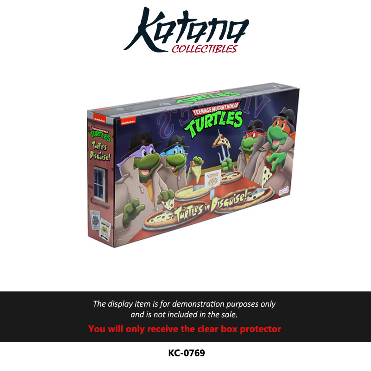 Katana Collectibles Protector For NECA Teenage Mutant Ninja Turtles Turtles in Disguise 4-Pack Figures