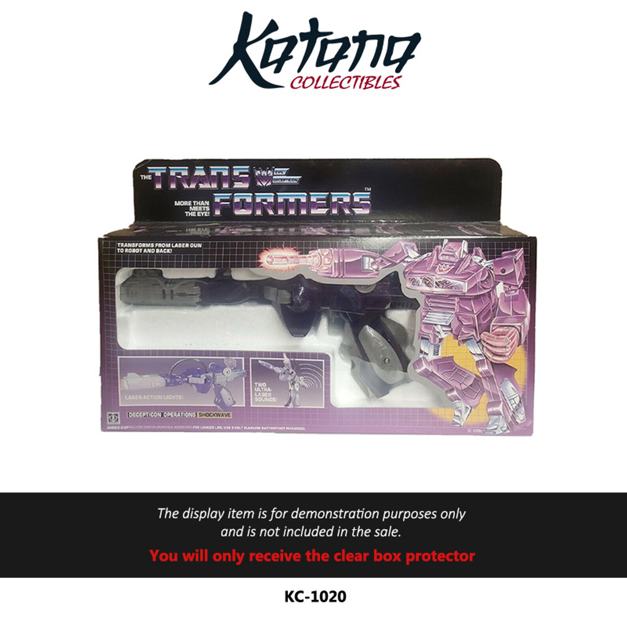 Katana Collectibles Protector For Transformers G1 Reissue Shockwave