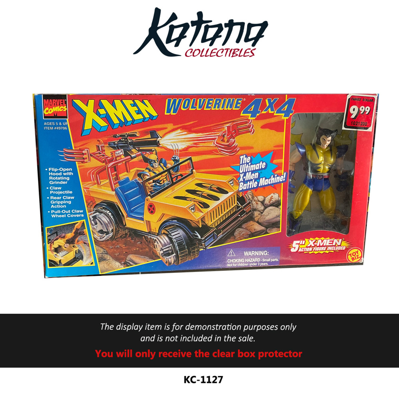 Katana Collectibles Protector For ToyBiz X-Men Wolverine 4x4