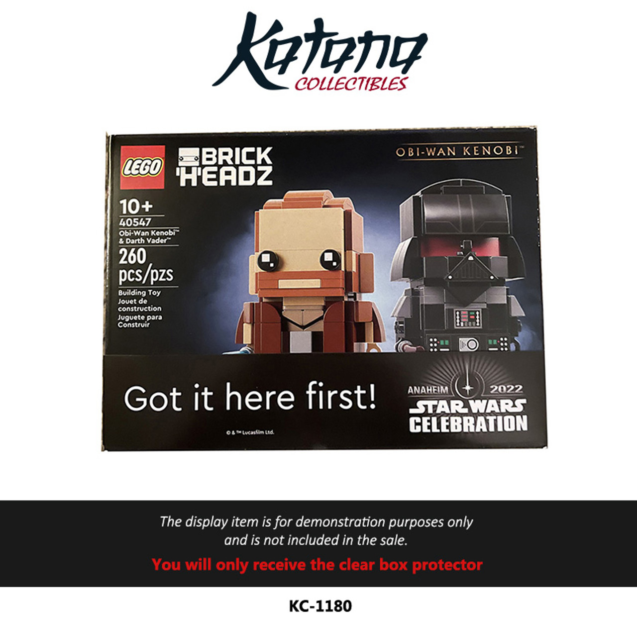 Katana Collectibles Protector For LEGO Brickheadz Obi Wan