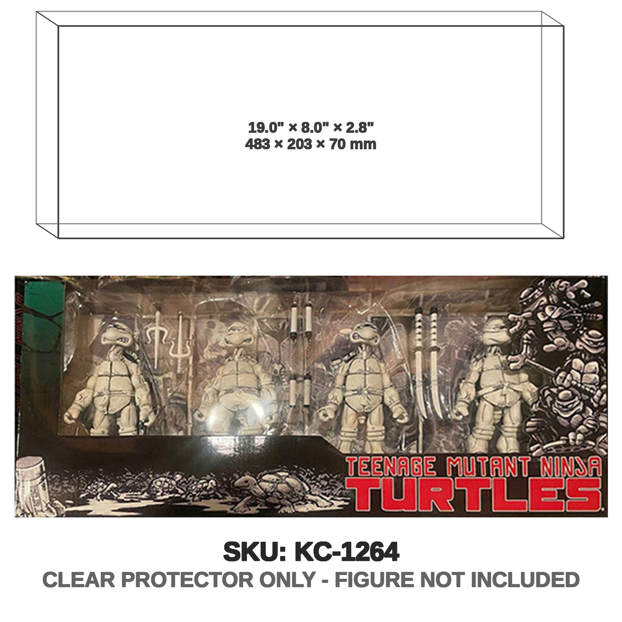 TMNT 2008 SDCC 4-Pack Figures