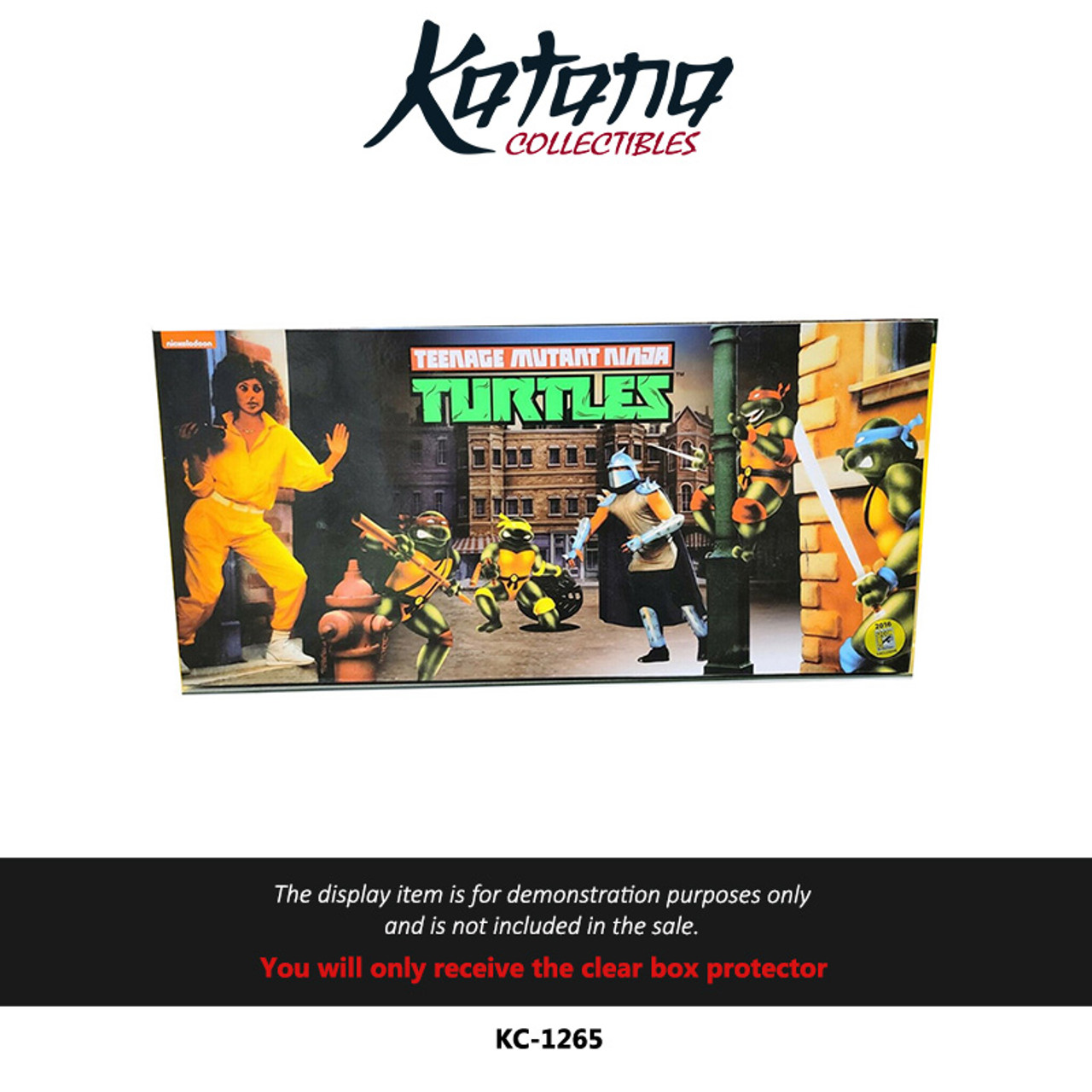 Katana Collectibles Protector For NECA Teenage Mutant Ninja Turtles 2016 SDCC 4-Pack Turtles Figures