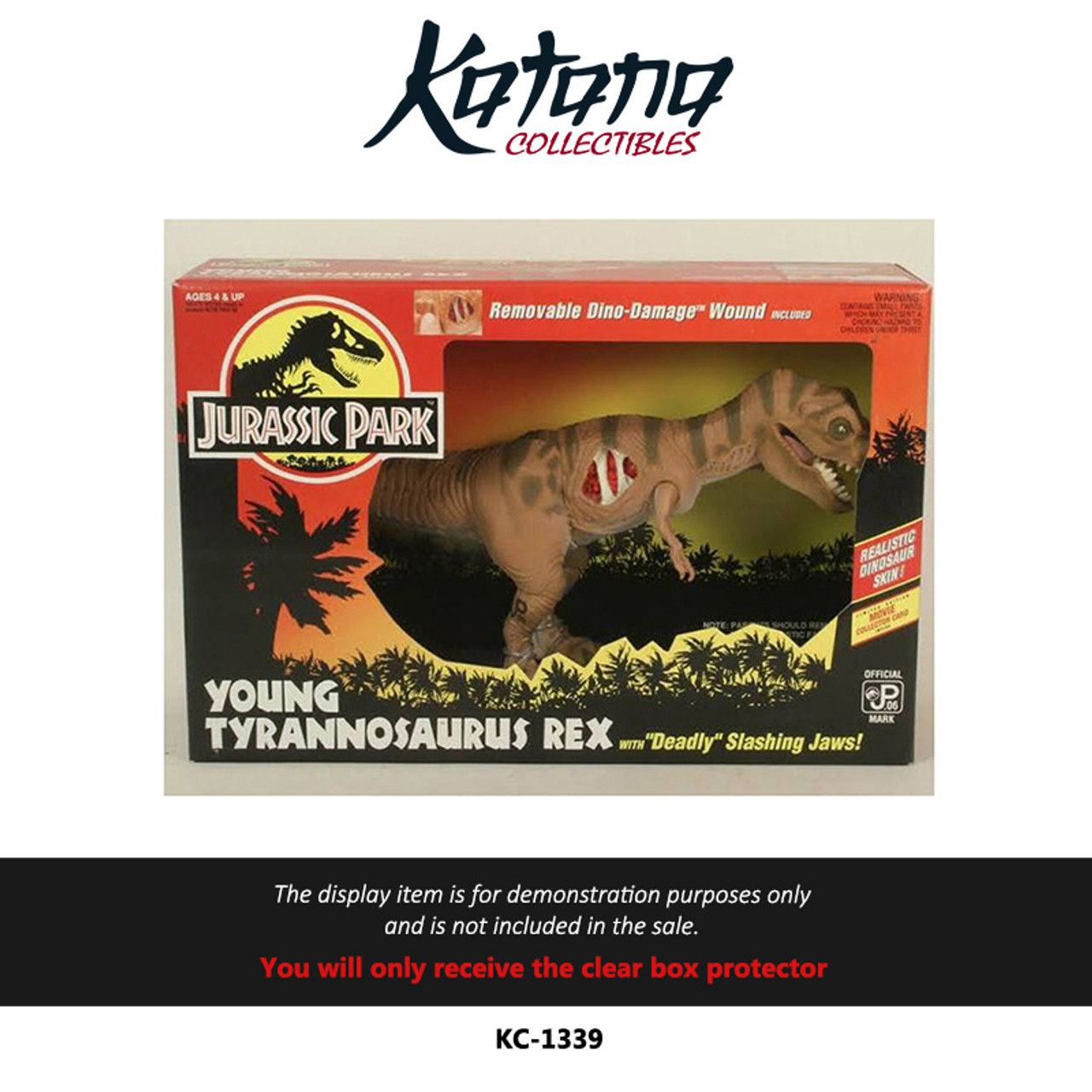 Katana Collectibles Protector For Kenner Jurassic Park JP Young Tyrannosaurus