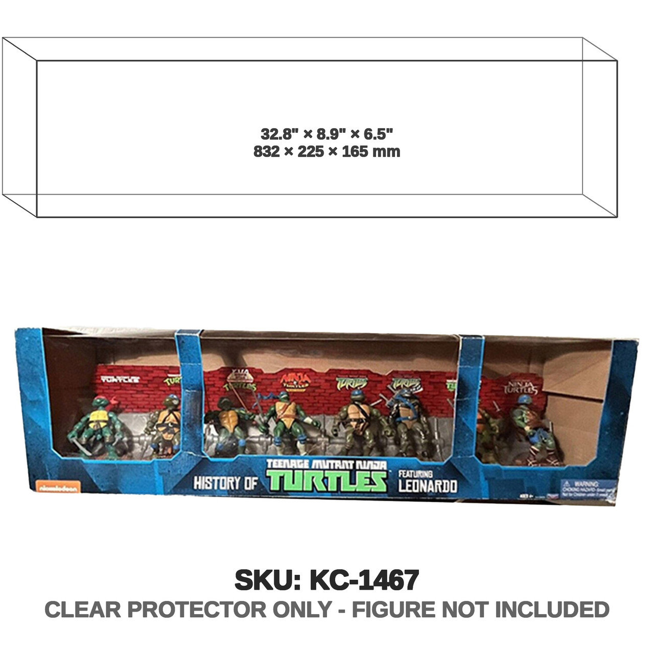 Playmates Teenage Mutant Ninja Turtles History of Leonardo Figure