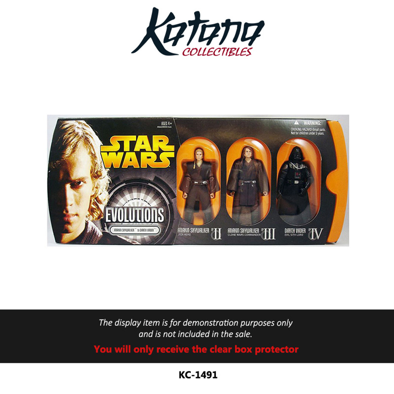 Katana Collectibles Protector For Star Wars Episode III (Revenge of the Sith) - Hasbro - Evolutions : Anakin Skywalker to Darth Vader