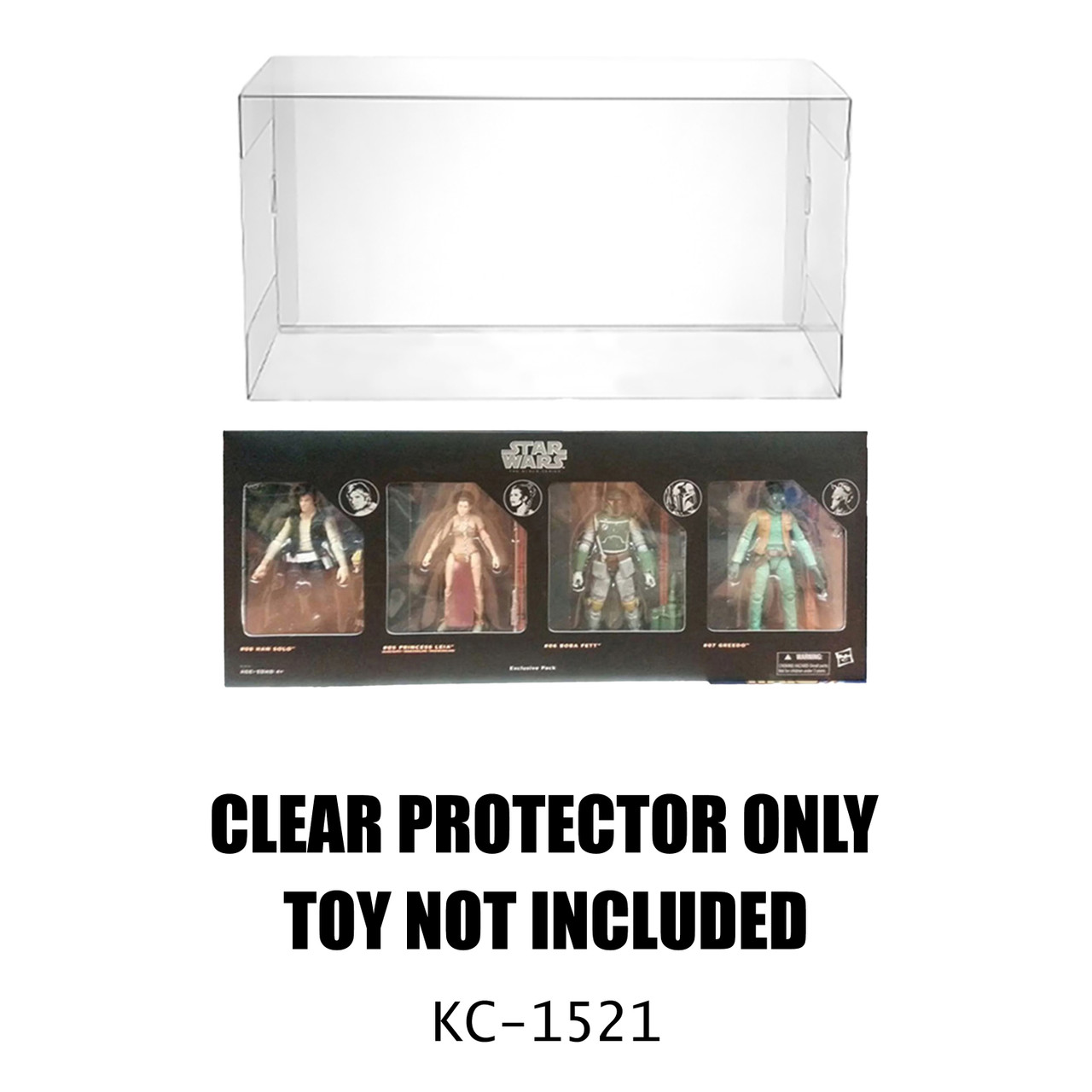 Protector For Star Wars Black Series Mexico Walmart exclusive 4-pack