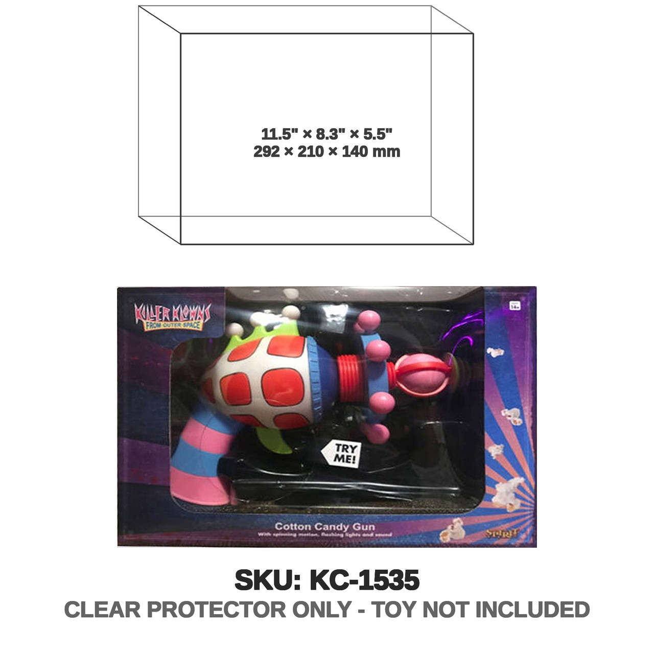Spirit Halloween Killer Klowns from Outer Space Cotton Candy Gun