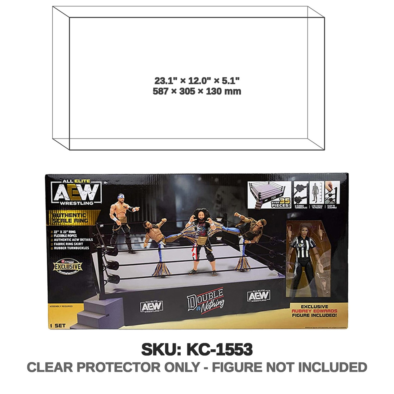 Jazwares AEW Authentic Scale Ring