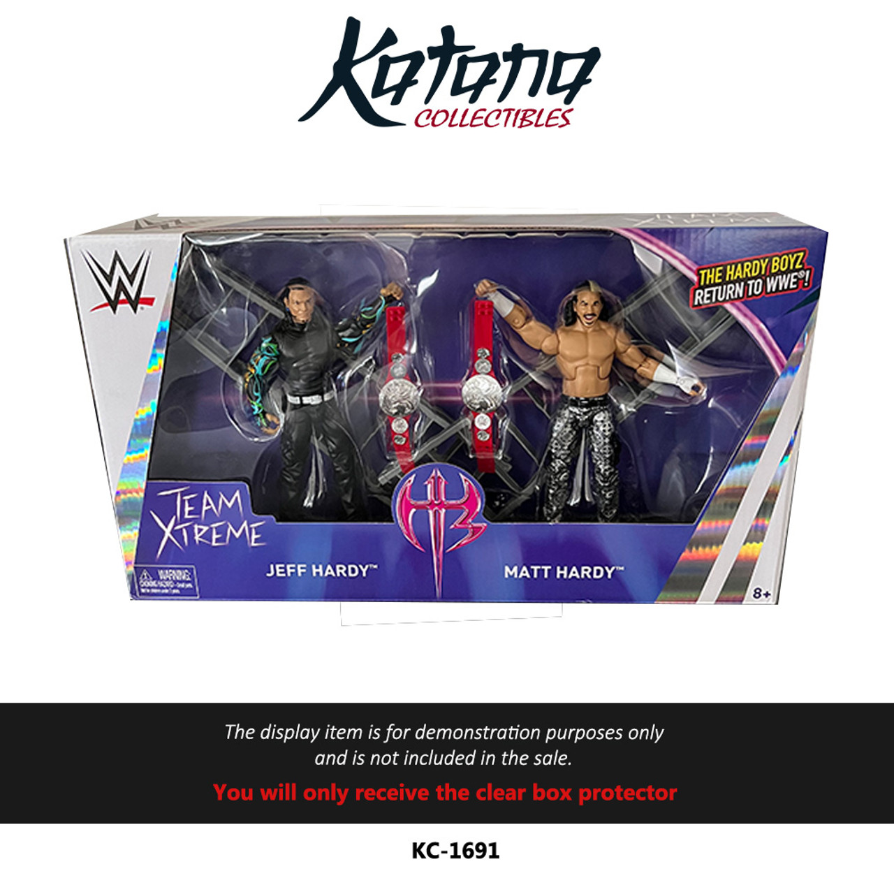 Katana Collectibles Protector For WWE Mattel Epic Moments The Hardy Boyz Figures