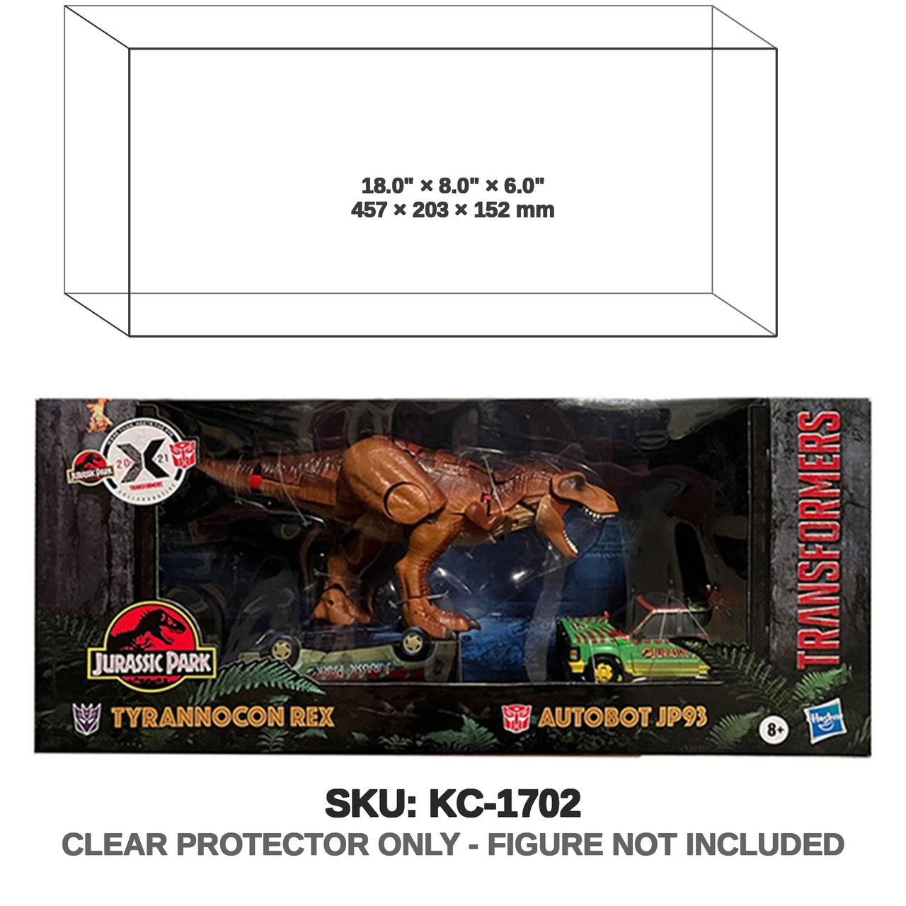 Hasbro Transformers Collaborative Tyrannocon Rex Jurassic Park Figure