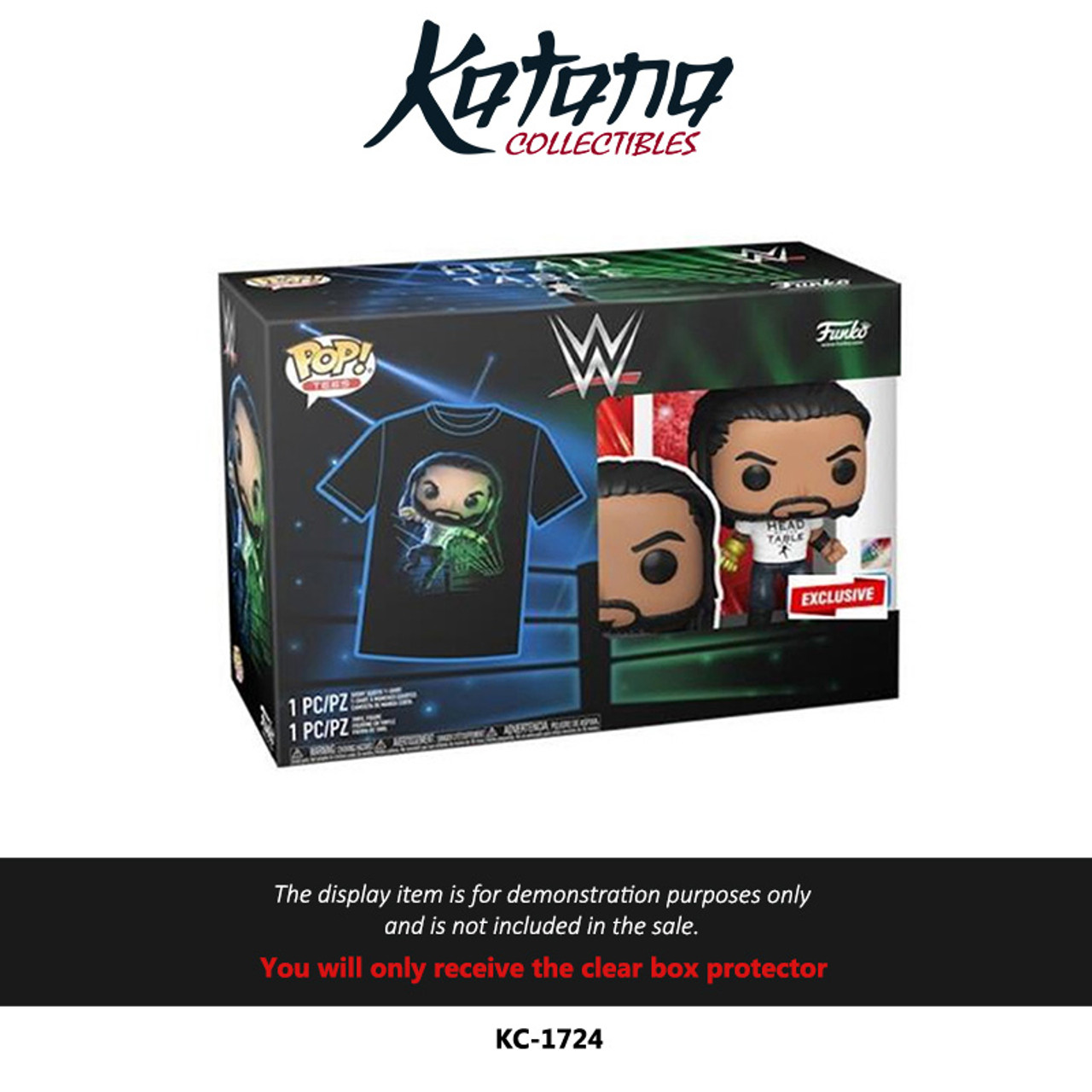 Katana Collectibles Protector For Funko POP & Tee WWE Roman Reigns