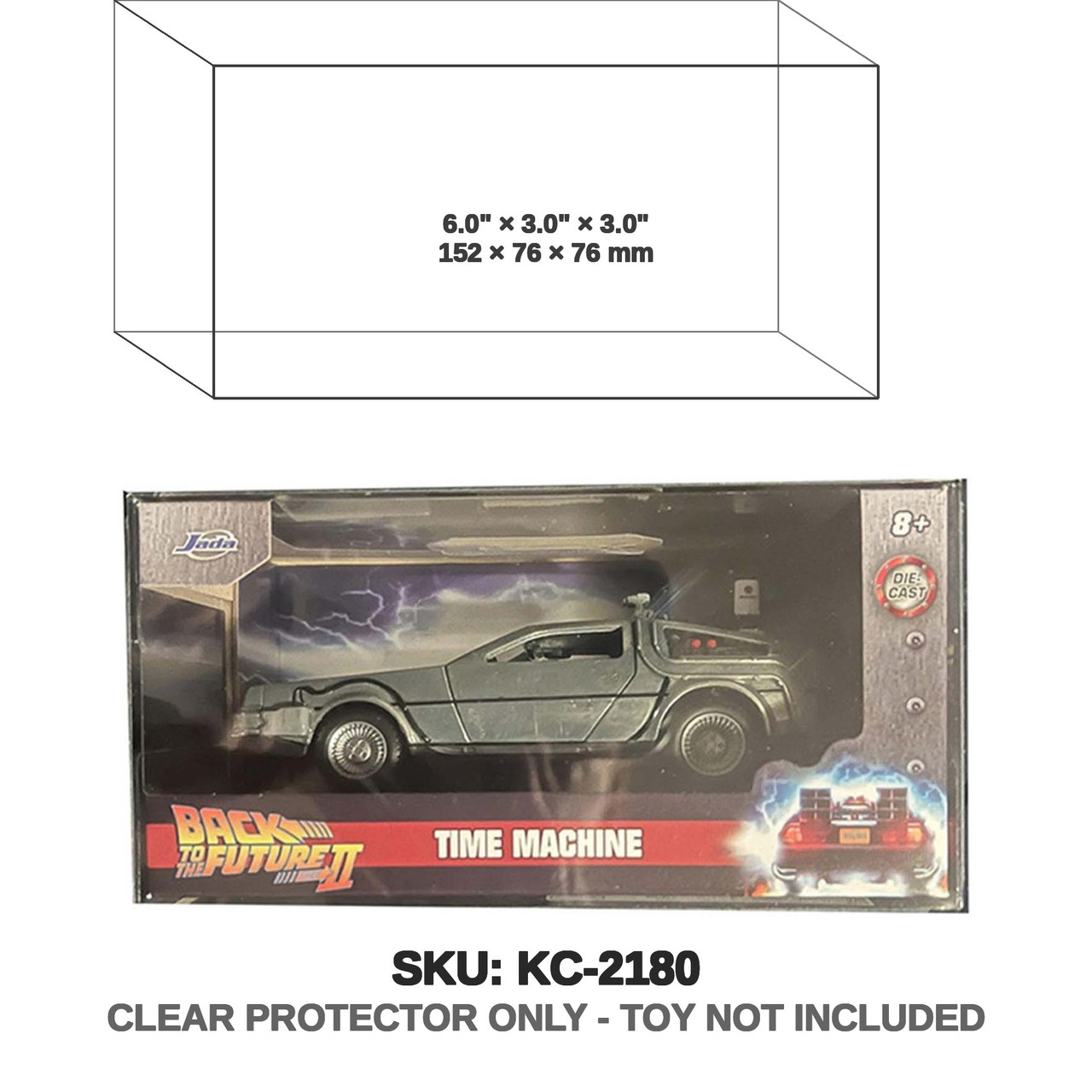 Jada Toys Back To The Future Time Machine Die Cast