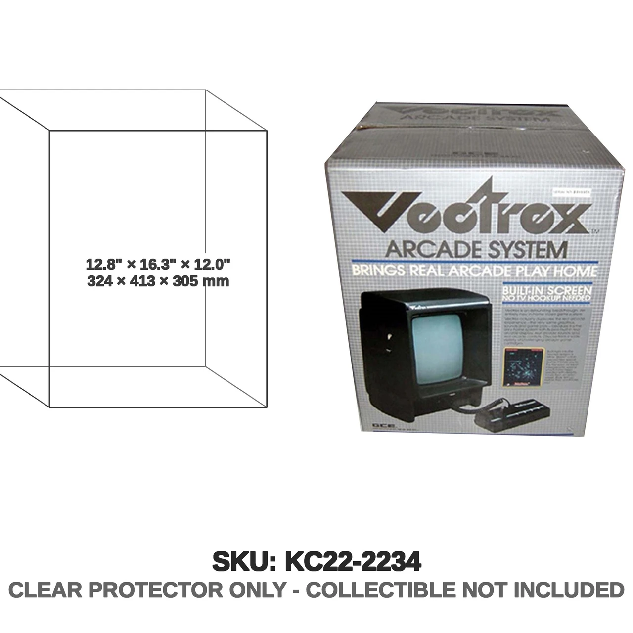 Vectrex Arcade System Console Box