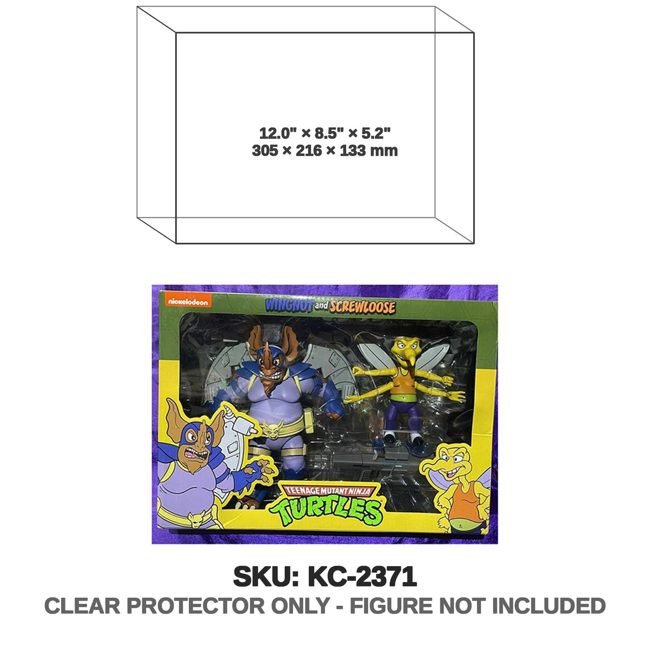 NECA Teenage Mutant Ninja Turtles Wingnut and Screwloose 2-Pack
