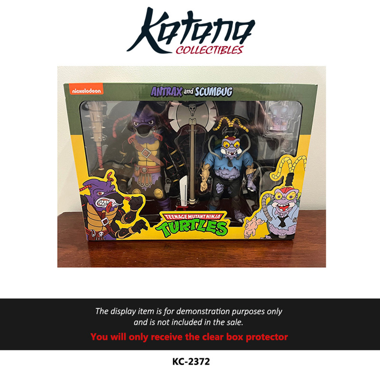 Katana Collectibles Protector For Teenage Mutant Ninja Turtles 2-Pack Antrax & Scumbug Figures