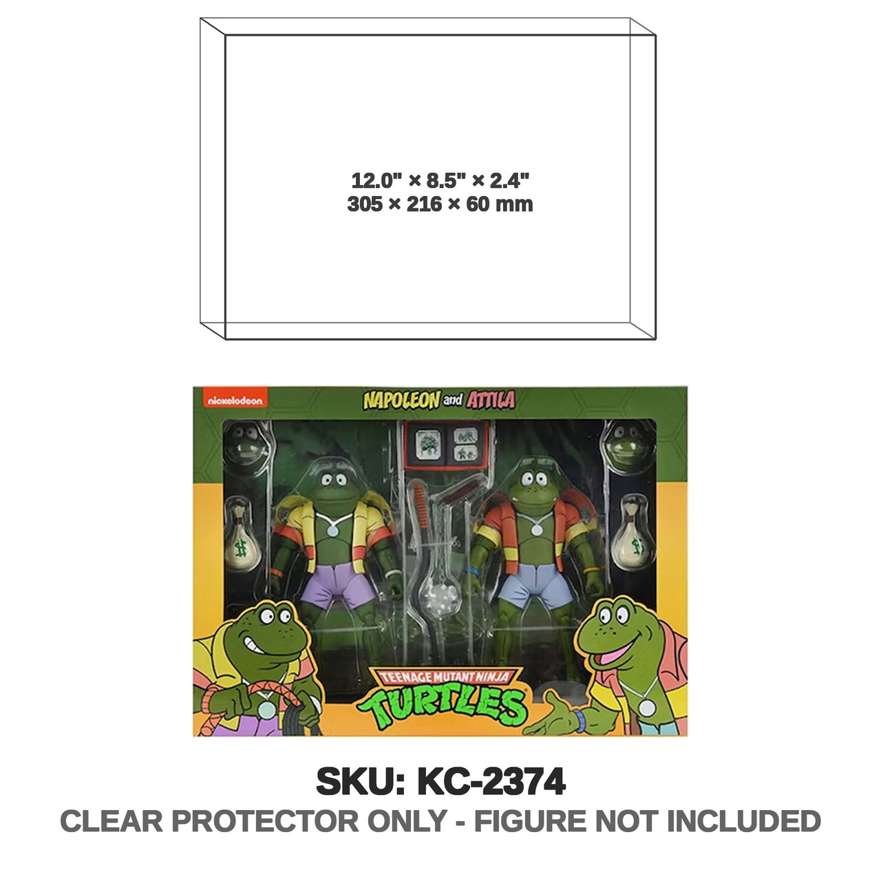 NECA Teenage Mutant Ninja Turtles Napoleon and Attila 2-Pack