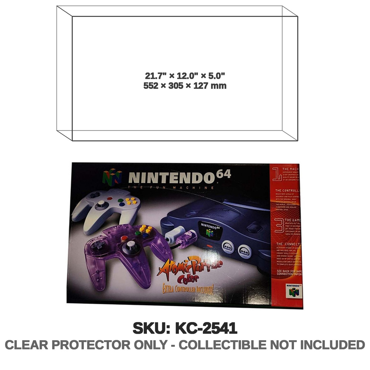 Nintendo 64 Atomic Purple Console Set
