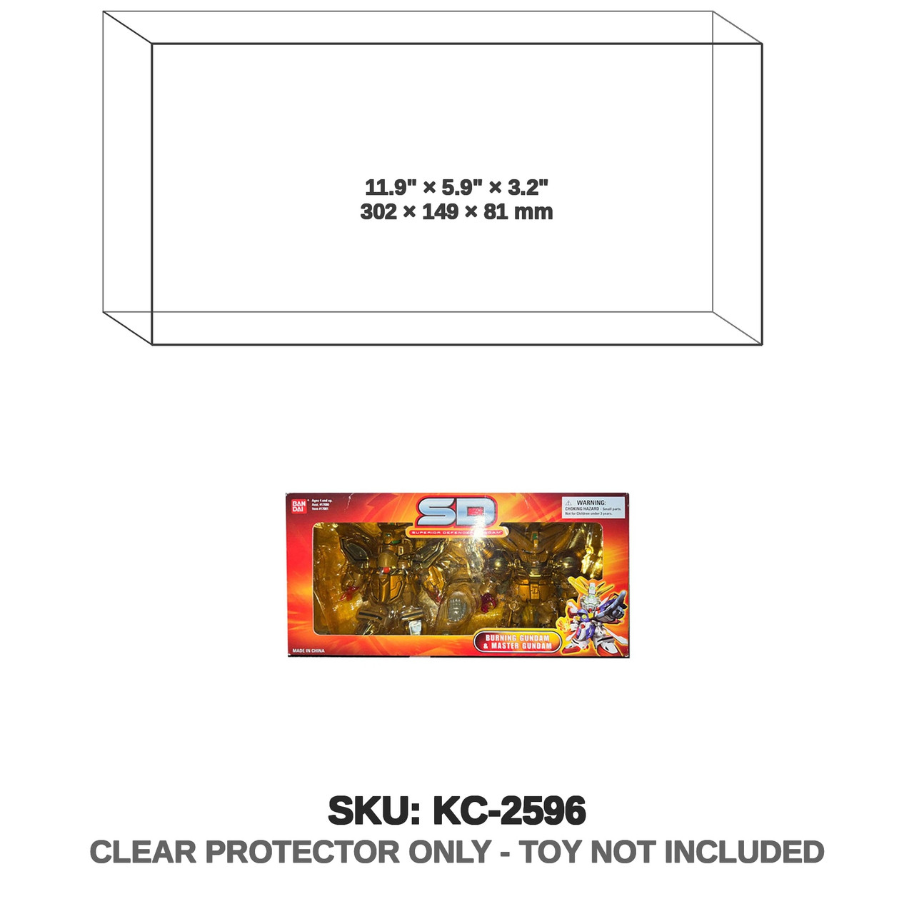 Gundam SD - Master Gundam & Burning Gundam Gold Set