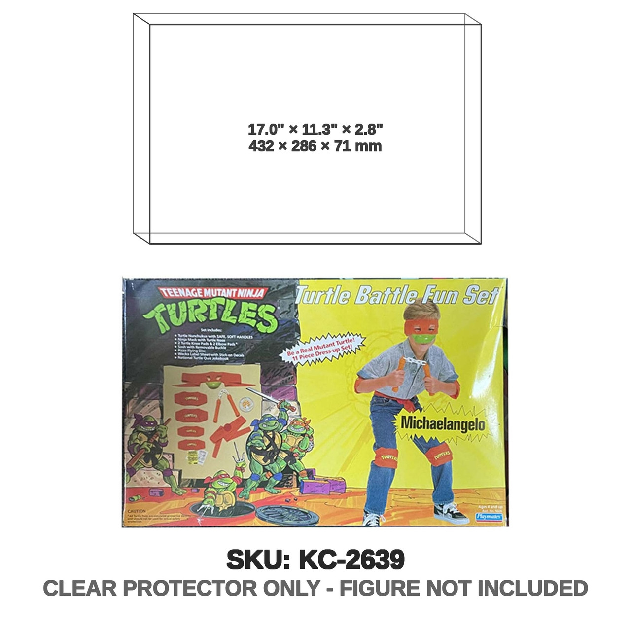 Playmates Teenage Mutant Ninja Turtles Michaelangelo Battle Fun Set