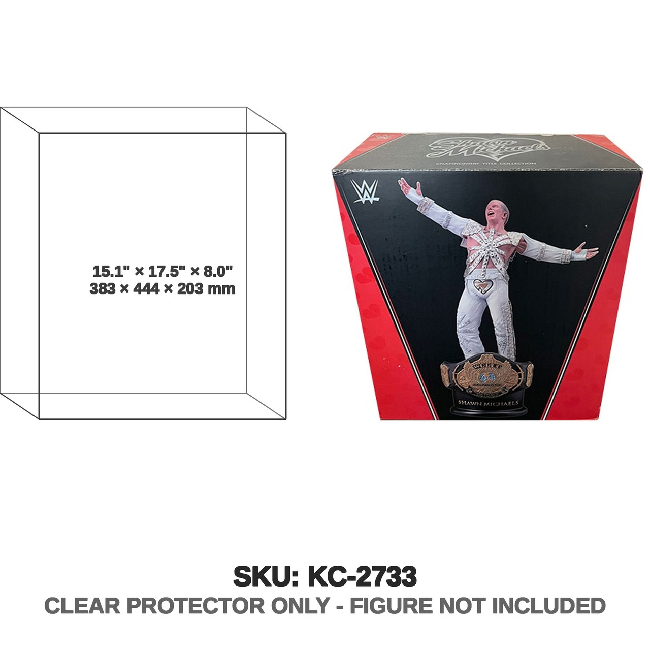 Mattel WWE Championship Title Collection Shawn Michaels Statue