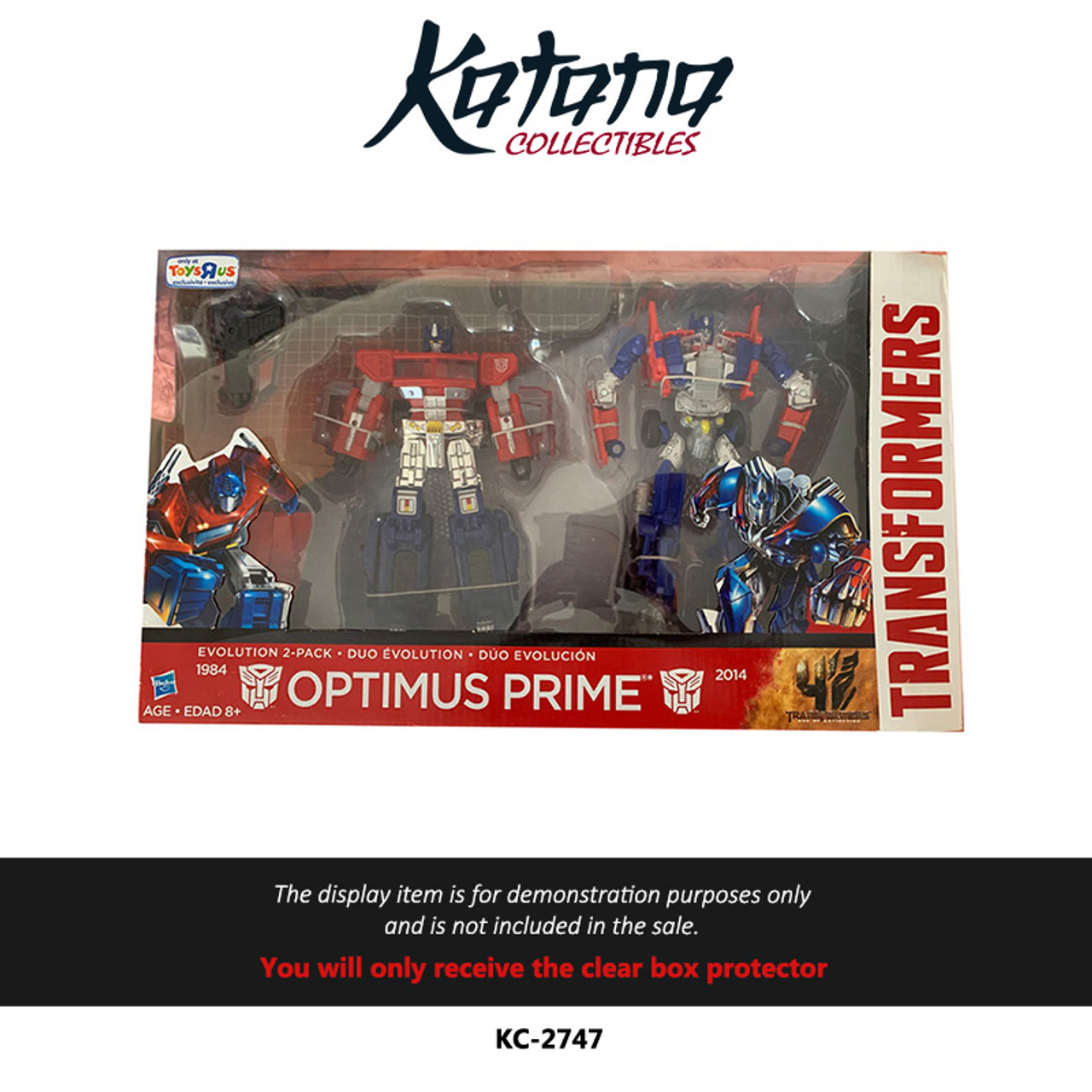 Katana Collectibles Protector For Transformers Evolution 2 Pack Optimus Prime1984 And 2014