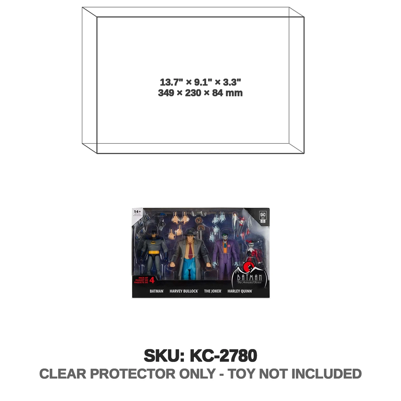 Batman The Animated Series 4-Pack Figures