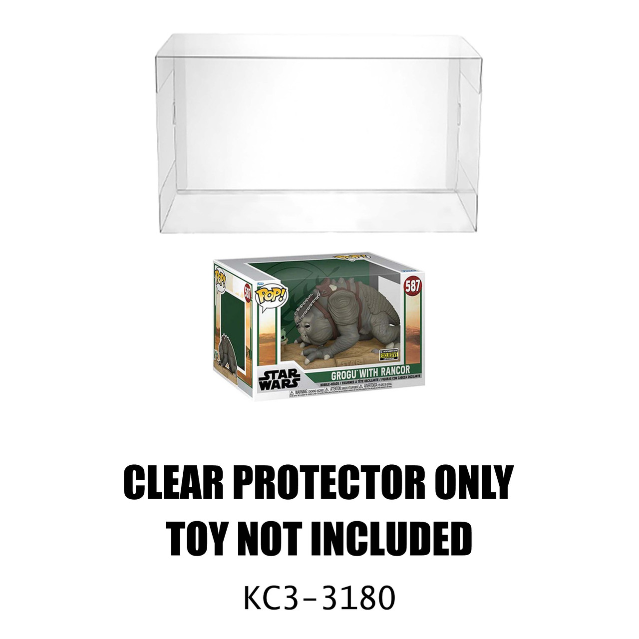Protector For Funko Star Wars Grogu With Rancor 587