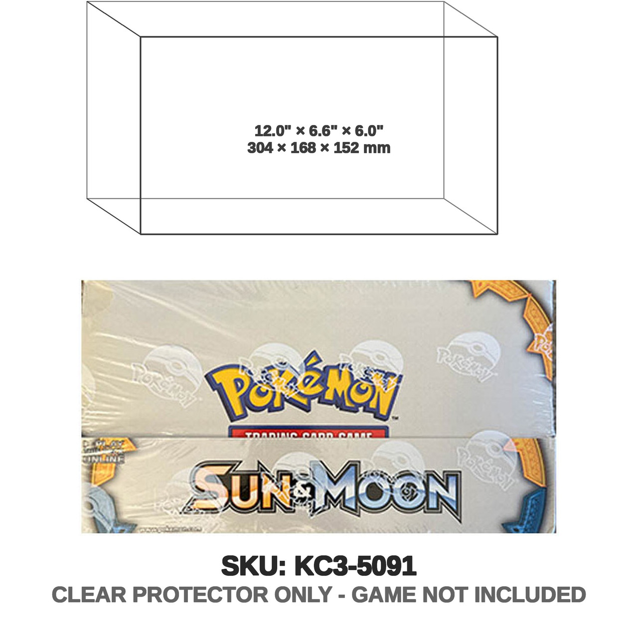 Pokemon Sun & Moon Base Theme Deck Display Box