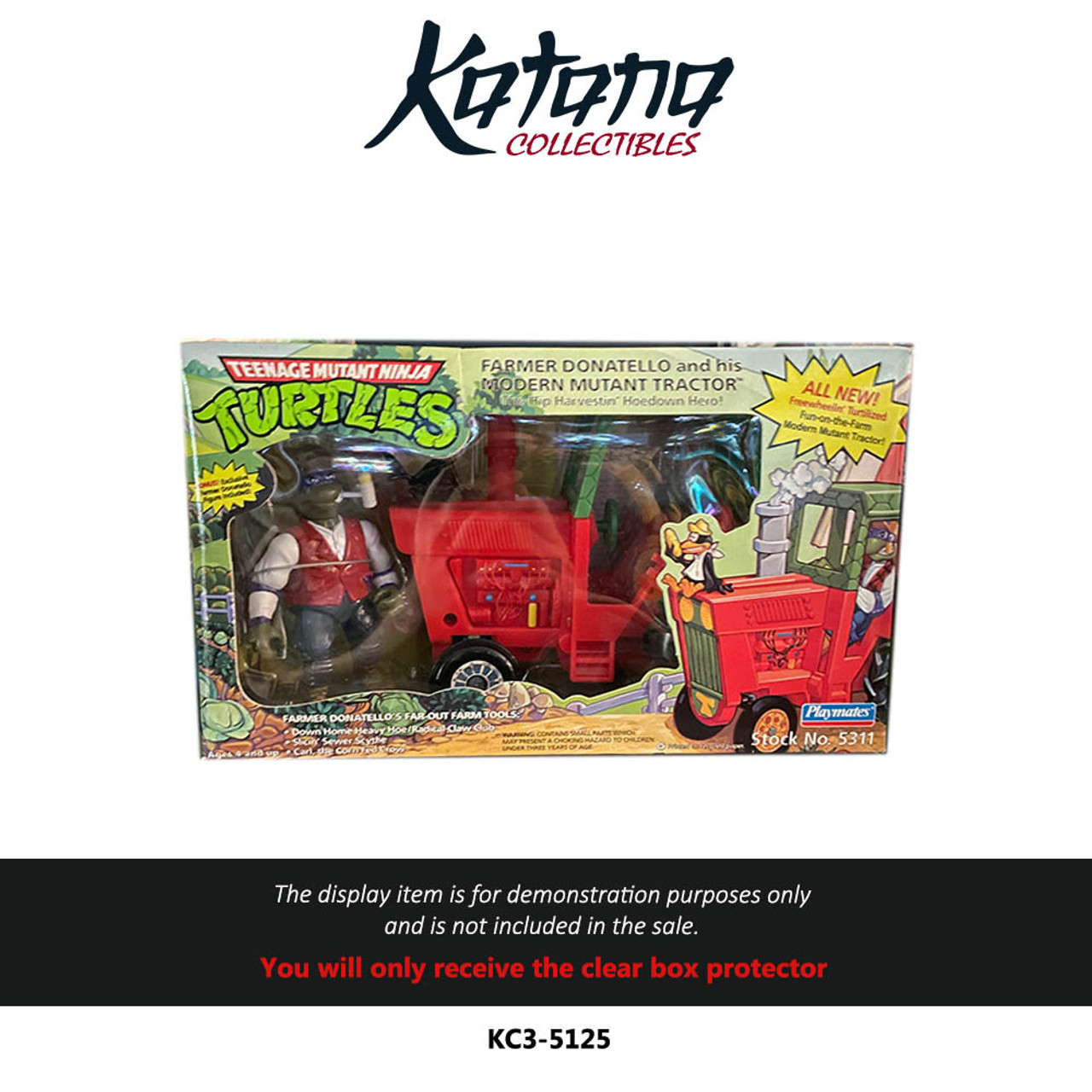 Katana Collectibles Protector For TMNT Farmer Don and his tractor