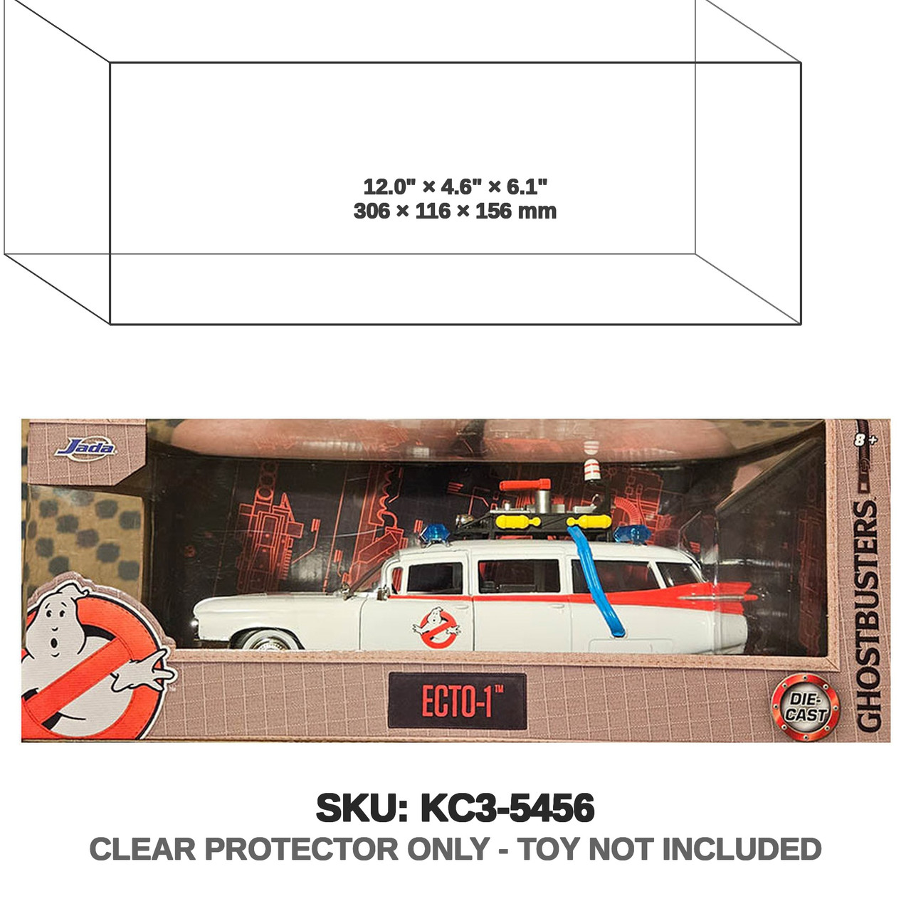 Ecto-1 Ghostbusters 1:24 Diecast