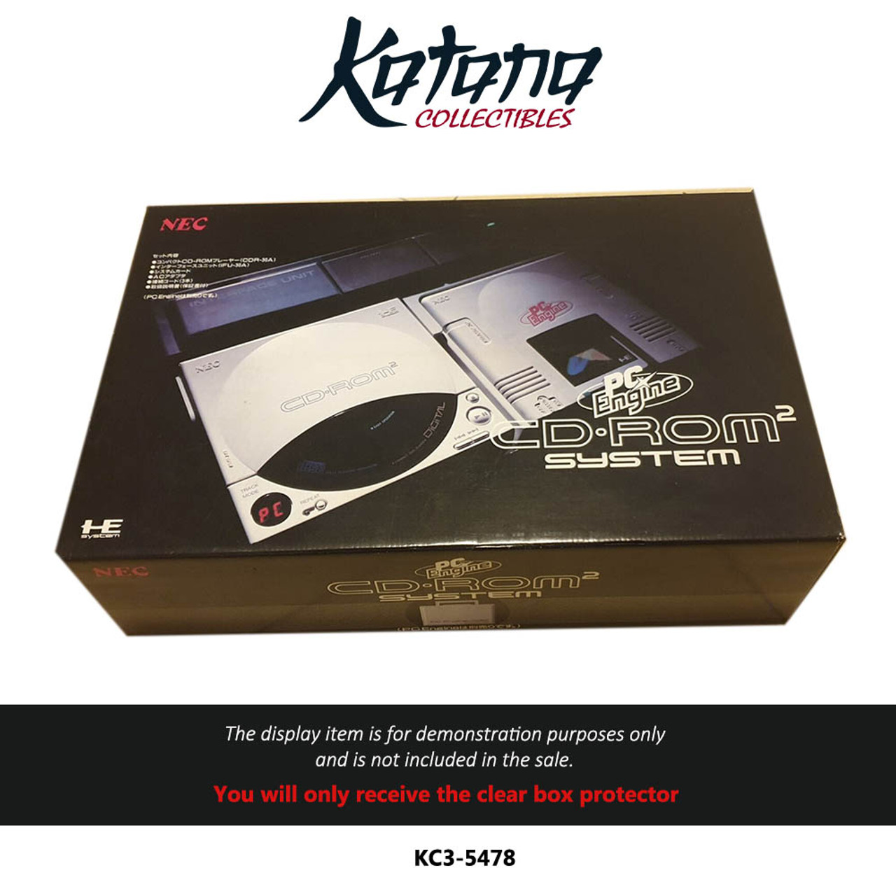 Katana Collectibles Protector For PC Engine CD ROM Box