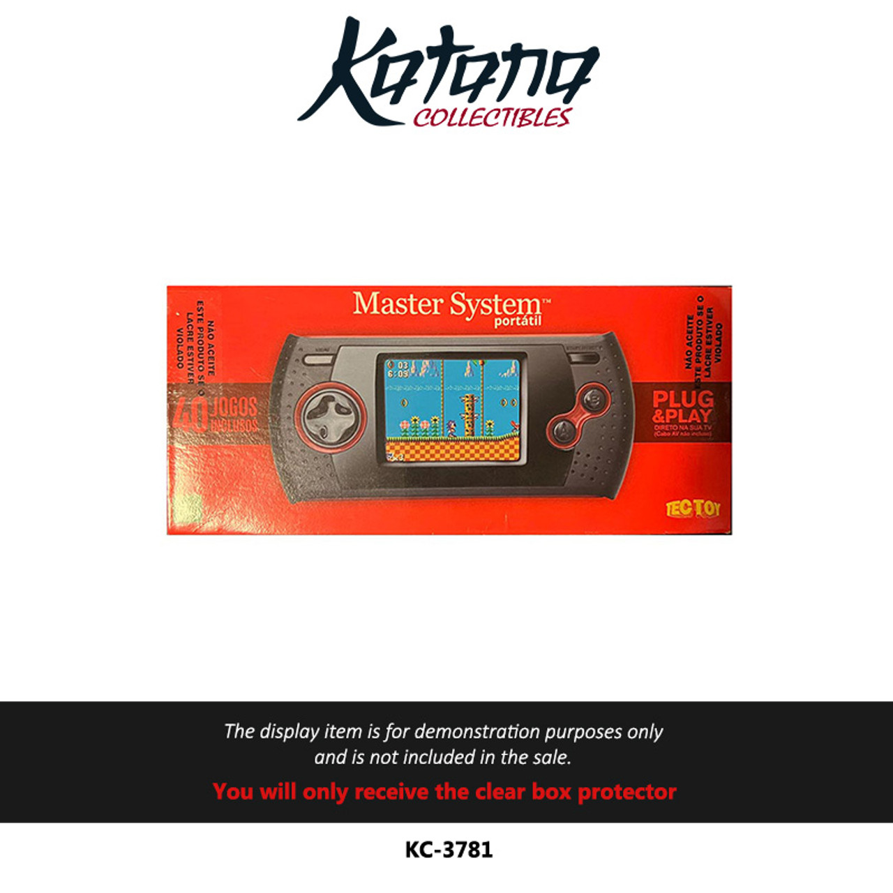 Katana Collectibles Protector For tectoy ( sega brazil ) master system handheld