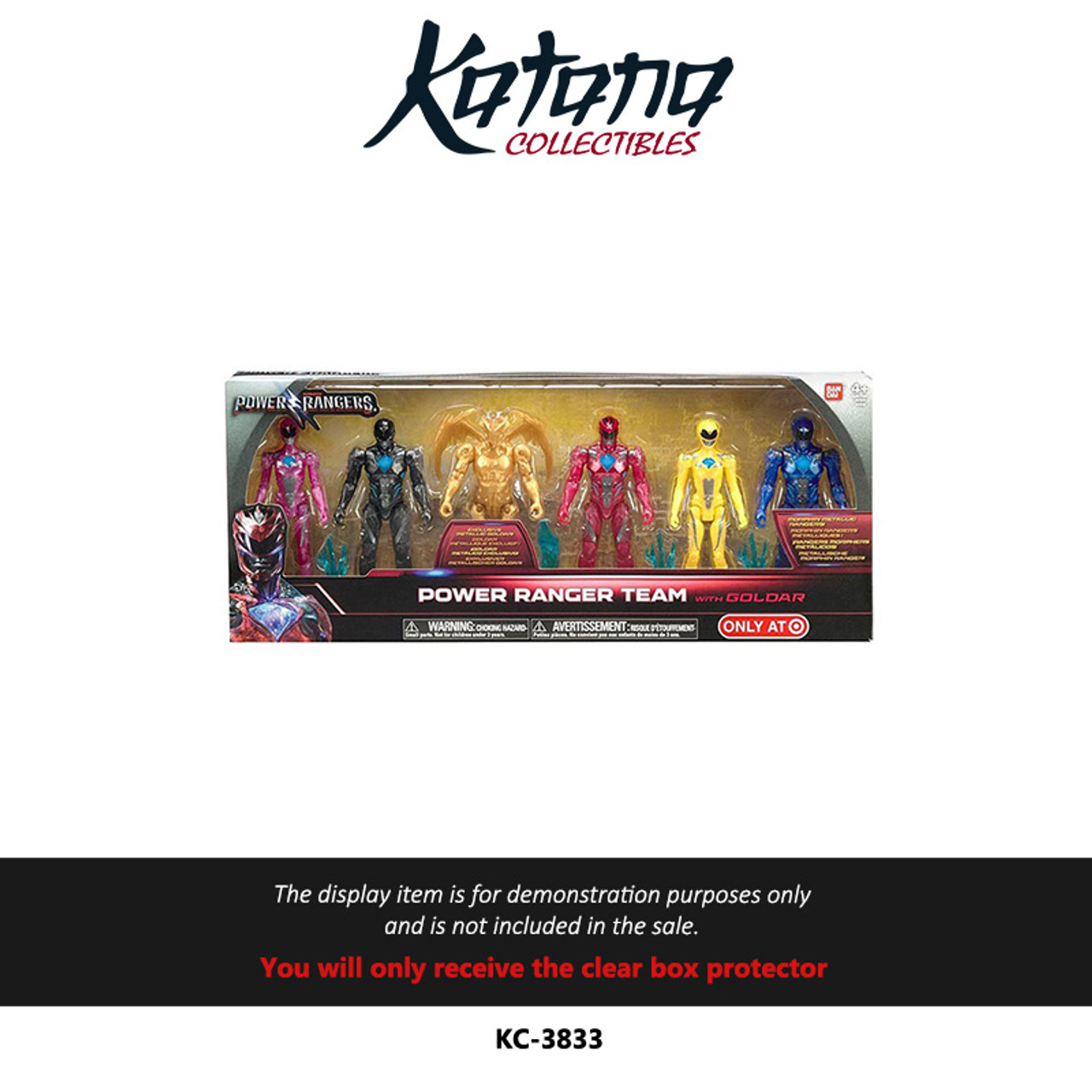 Katana Collectibles Protector For Power Ranger Team Box Set with Figures