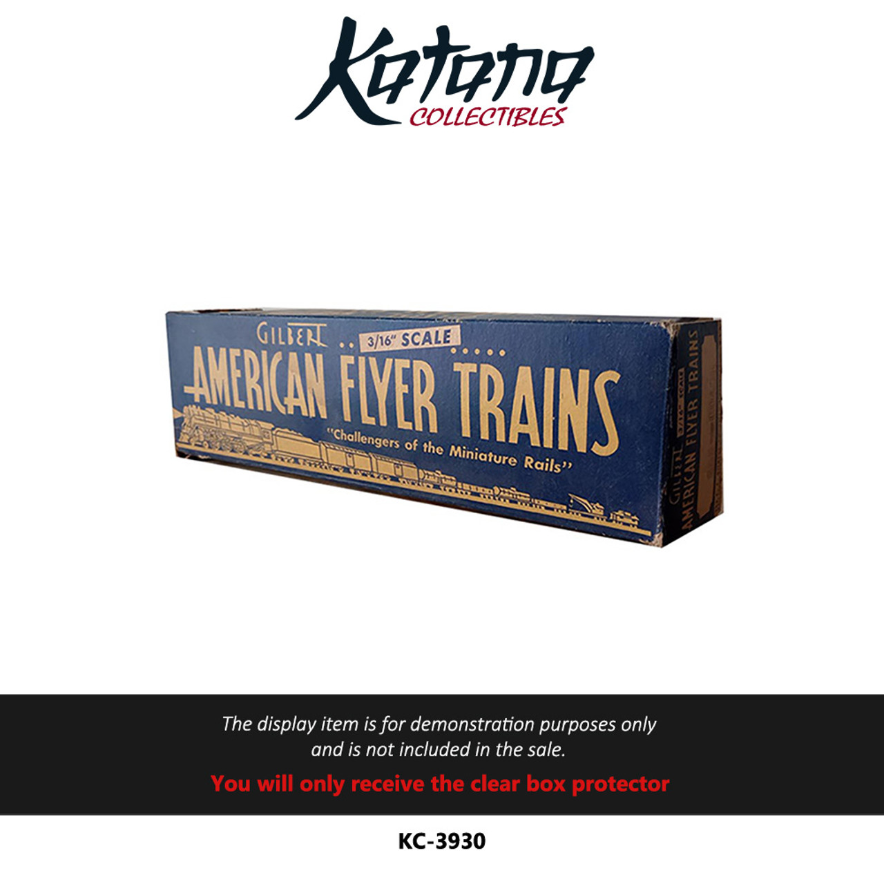 Katana Collectibles Protector For Gilbert American Flyer Trains 3/16" Scale