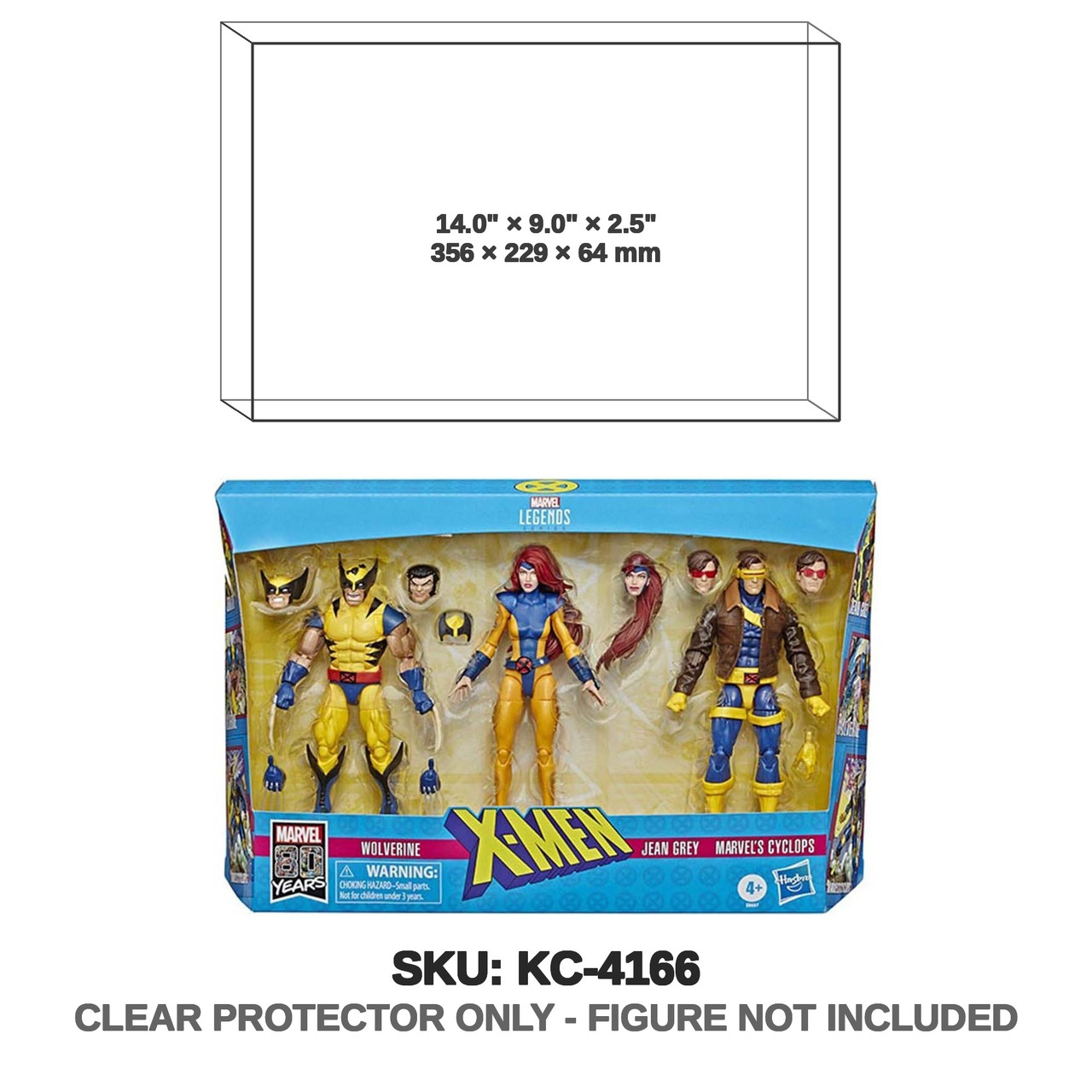 Wolverine Jean Grey & Cyclops X-Men Marvel Legends 3-Pack Figure