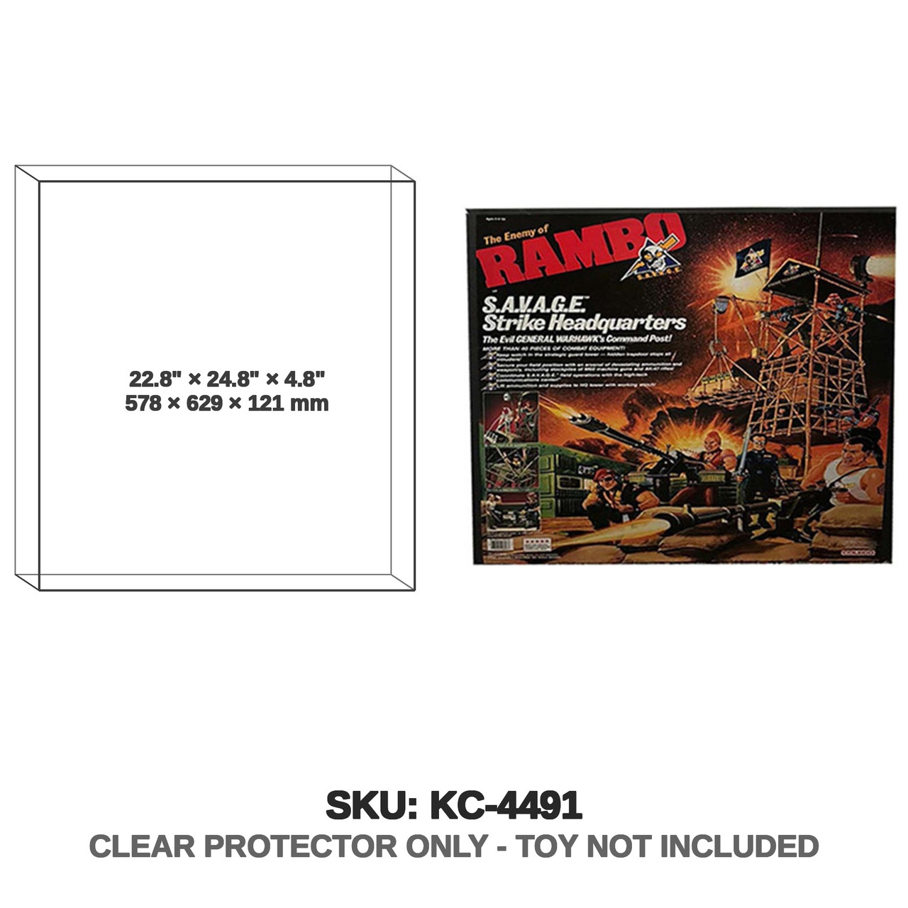 Coleco Rambo S.A.V.A.G.E Strike Headquarters Playset