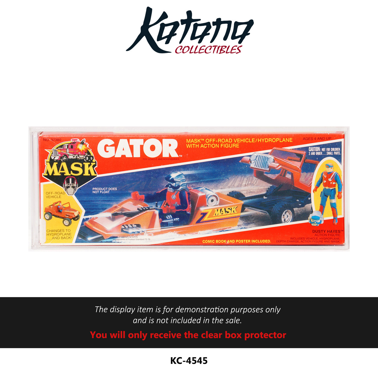 Katana Collectibles Protector For 1985 "GATOR" from M.A.S.K. made by Kenner, US Version