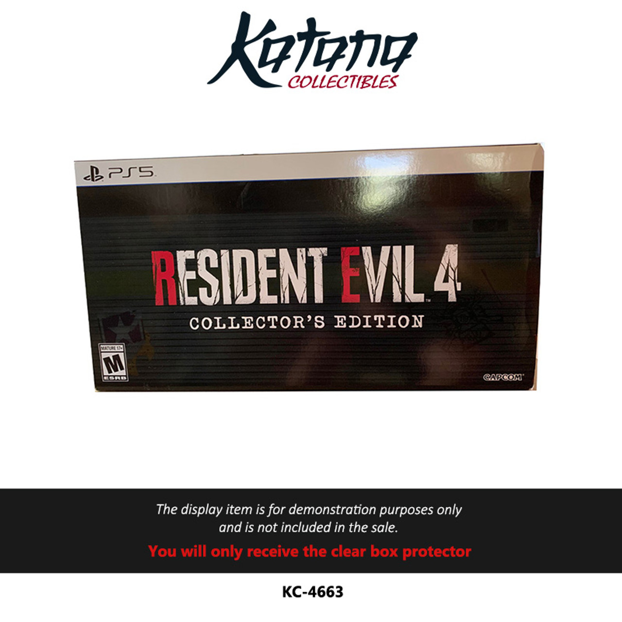 Katana Collectibles Protector For Resident Evil 4 Remake Collector's Edition (PS5)